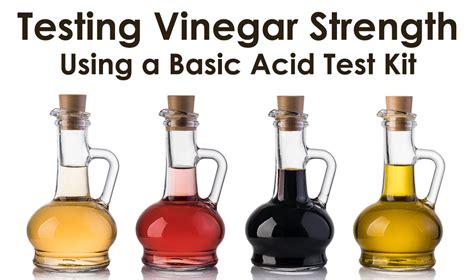 vinegar acidity test